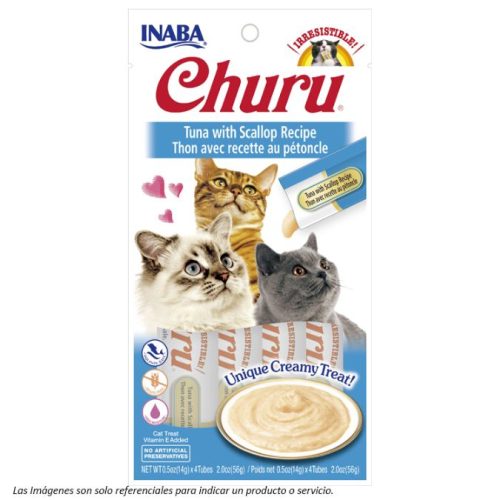 Churu Atún y Ostiones 56g