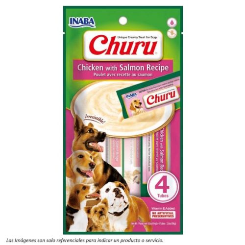 Dog Churu Pollo y Salmón