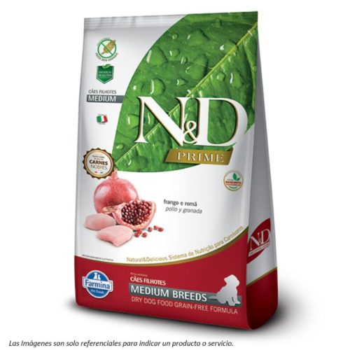 N&D Prime Medium Puppy - Pollo y Granada 10.1KG