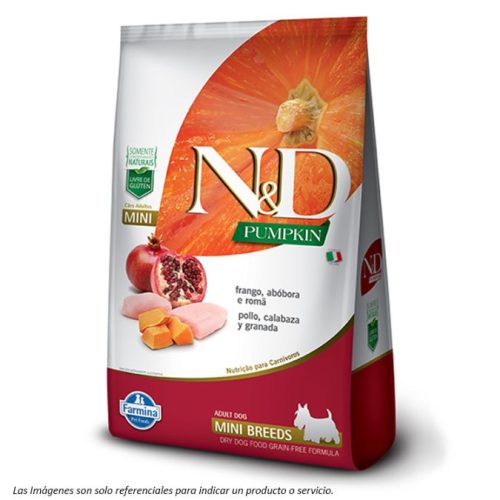 N&D Pumpkin Mini Adulto - Pollo y Calabaza 2.5KG