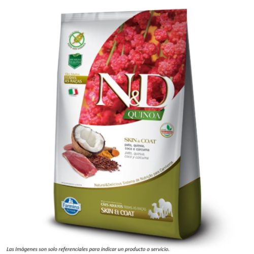 N&D Quinoa Skin & Coat - Pato y Coco