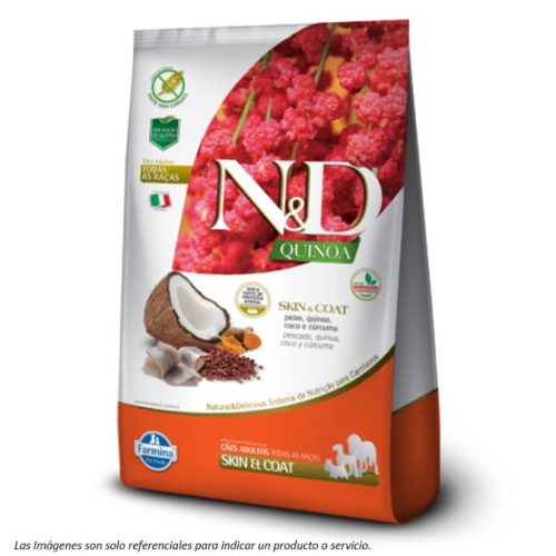 N&D Quinoa Skin & Coat - Pescado y Coco