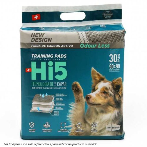 Hi5 Training Pads Carbón 90x90cm 30und