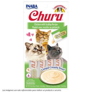 Churu Pollo y Ostiones 56g