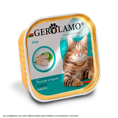 Gerolamo Paté Gato Adulto sabor Pescado 300g