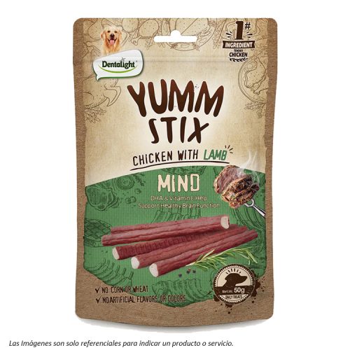 Yumm Stix Mind Pollo y Cordero 50g