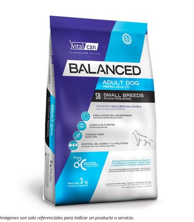 portada Alimento Balanced Small Adulto de Vitalcan