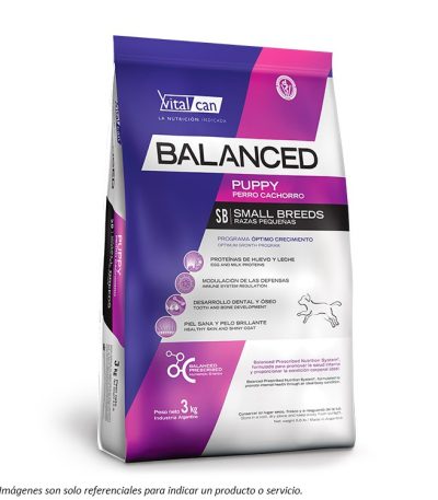 portada Alimento Balanced Small Puppy de Vitalcan