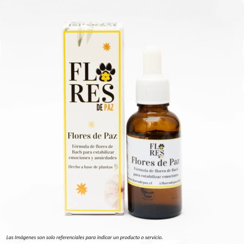Flores De Paz - Flores De Bach Para Mascotas 30ml