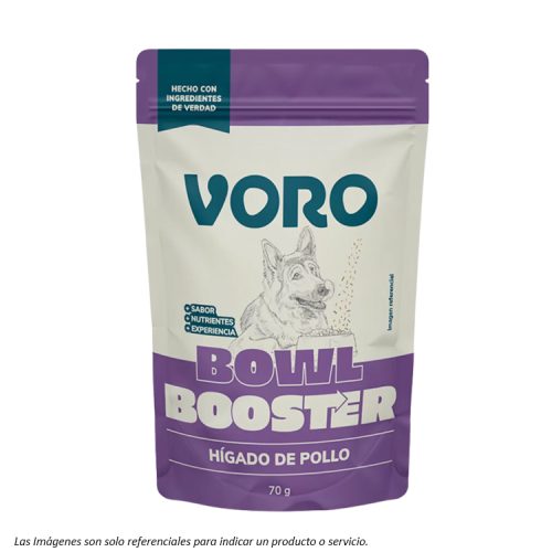 Voro Bowl Booster Hígado de Pollo 70G