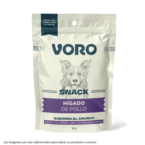 Voro Snack Hígado de Pollo 90G