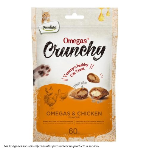 Crunchy Omegas & Pollo 60G