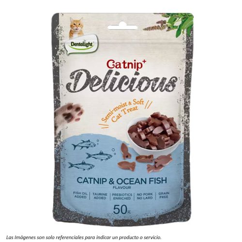 Delicious Catnip & Pescado de Oceano 50G