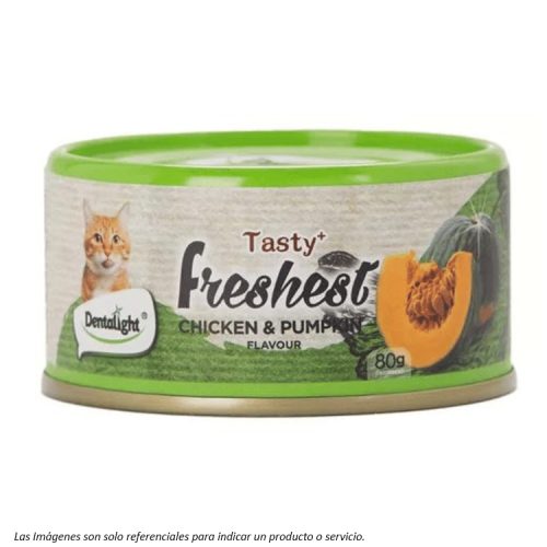 Tasty Freshest Lata Pollo & Calabaza 80G