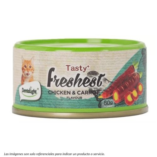 Tasty Freshest Lata Pollo & Zanahorias 80G