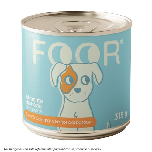 Foor Original Lata Perros - Salmón, Calamar y Frutos del Bosque 315G