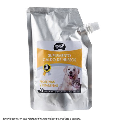 Pura Natura Caldo de Hueso para Perros y Gatos 250G