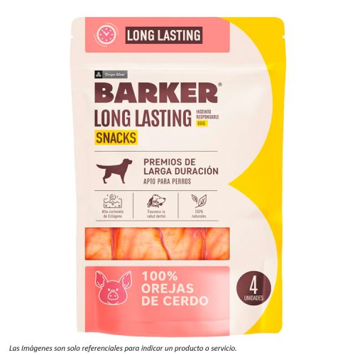 portada Barker Long Lasting snack Orejas de Cerdo para Perros