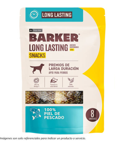 portada Snack Barker Long Lasting Piel de Pescado para Perros