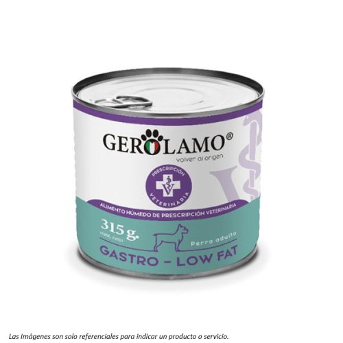 Gerolamo Vet Lata Perro Gastro - Low Fat 315G