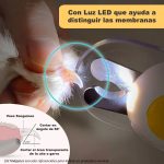Corta Uñas tipo Alicate con Luz LED para Perros y Gatos - Imagen 4
