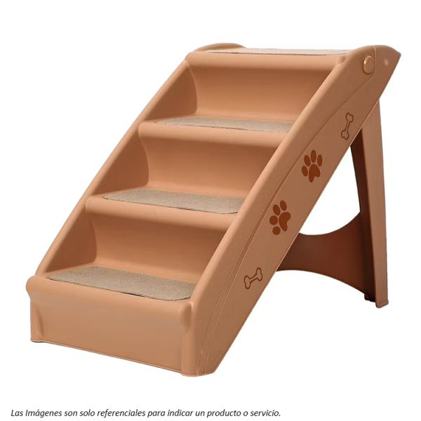 Escalera Plegable de 4 Peldaños para Mascotas