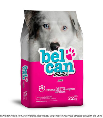 saco ladeado del Alimento Belcan Perro Adulto de Vitalcan, línea económica