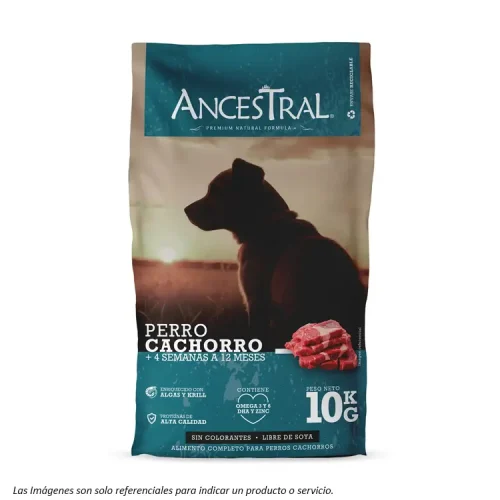 Portada alimento Ancestral para Cachorros de todas las razas