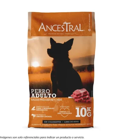 Portada Alimento Ancestral para Perros de Razas Pequeñas