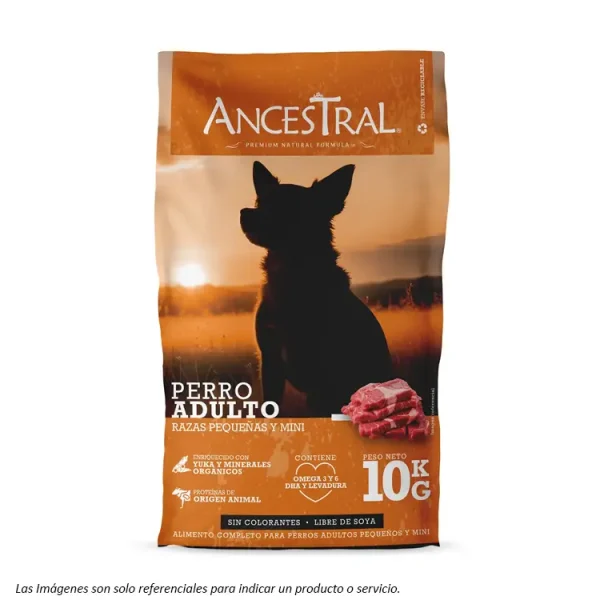Portada Alimento Ancestral para Perros de Razas Pequeñas