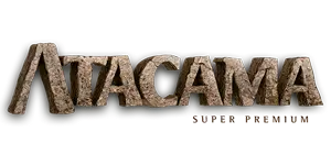 Logotipo en PNG de Atacama 🐾, marca de alimentos super premium para perros y gatos, destacada por su calidad, carne real y nutrición sin aditivos artificiales.