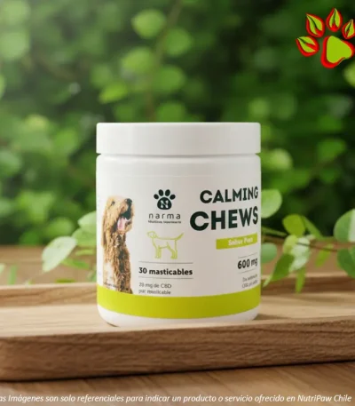 Masticables calmantes de cbd para perros sabor pavo