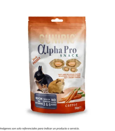 Cunipic Alpha Pro para Roedores sabor Zanahoria