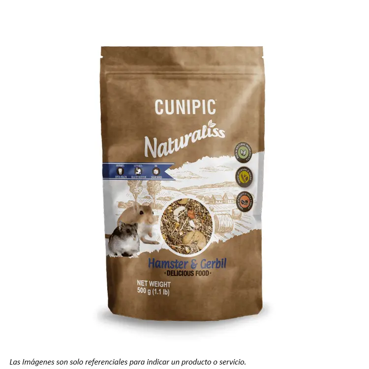 Cunipic Naturaliss Hamster1 Cunipic Naturaliss para Hamsters y Jerbos