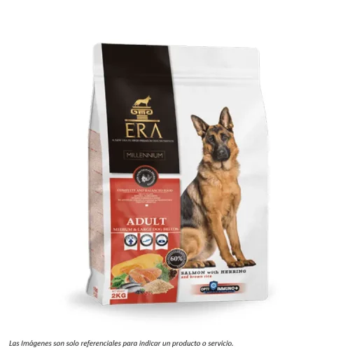 Alimento Era Millennium Perro Adulto Mediano y Grande - Salmón y Arenque
