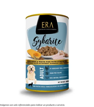 Alimento Húmedo Era Sibaryte Perro Adulto sabor Pollo, Pescado Blanco y Calabaza