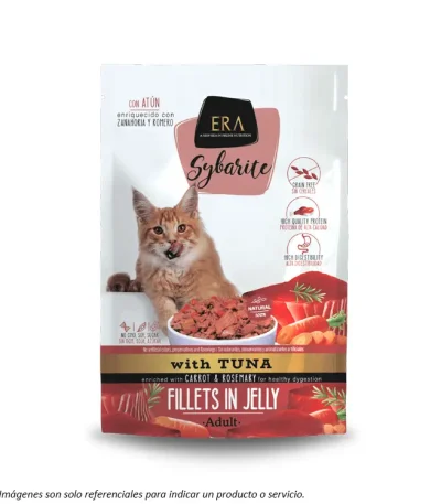 Alimento Húmedo Era Sibaryte Gato Adulto sabor Atún, Zanahoria y Romero