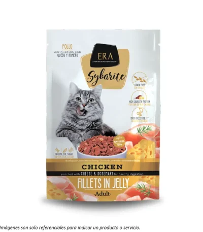 Alimento Húmedo Era Sibarute Gato Adulto sabor Pollo, Queso y Romero