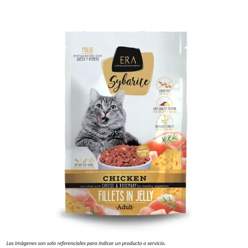 Alimento Húmedo Era Sibarute Gato Adulto sabor Pollo, Queso y Romero