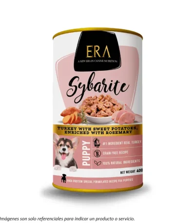 Alimento Húmedo Era sibaryte Puppy para Cachorros sabor Pavo, Papa y Romero
