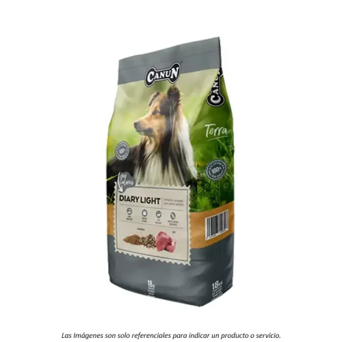 Alimento Canun Diary Light para Perros Adultos con tendencia al sobrepeso y sedentarismo
